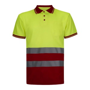POLO M/M ALTA VISIB VERMELHO/AMARELO WR.2.312